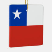 Chileense vlag keramisch ornament (Rechts)