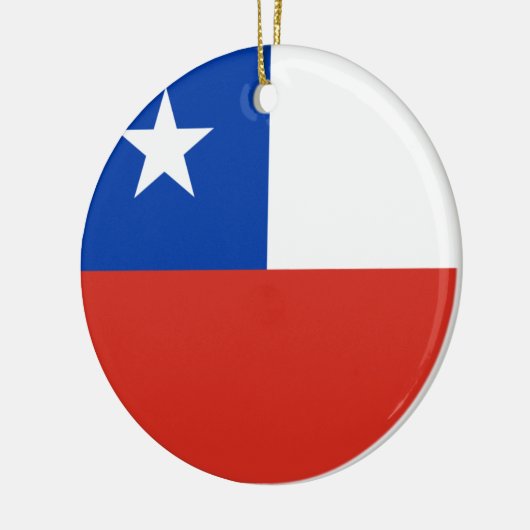 Chileense vlag Keramisch Ornament (Links)