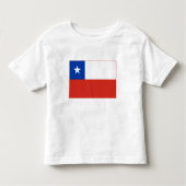 Chileense vlag kinder shirts (Voorkant)