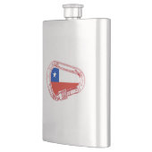 Chileense vlag Klimaatkarabiner Flacon (Links)