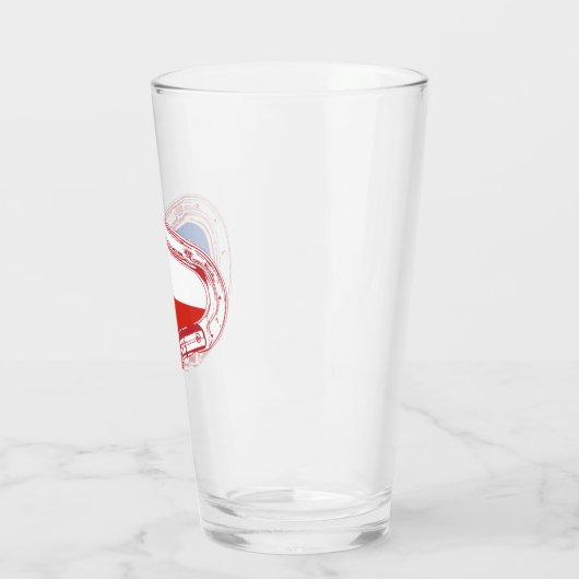 Chileense vlag Klimaatkarabiner Glas (Links)