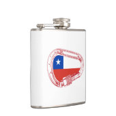Chileense vlag Klimaatkarabiner Heupfles (Rechts)
