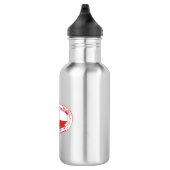 Chileense vlag Klimaatkarabiner Waterfles (Rechts)