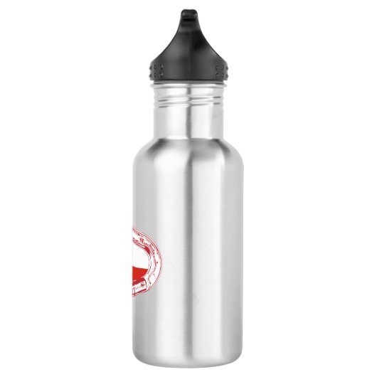 Chileense vlag Klimaatkarabiner Waterfles (Rechts)