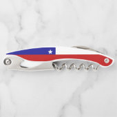 Chileense vlag kurkentrekker (Voorkant)