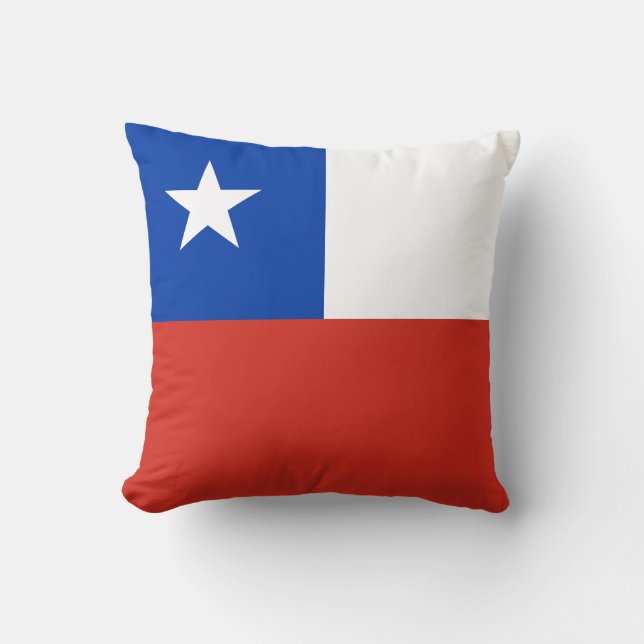 Chileense vlag kussen (Voorkant)