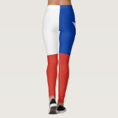 Chileense vlag leggings (Achterkant)