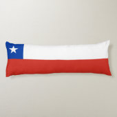 Chileense vlag lichaamskussen (Achterkant)