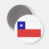 Chileense vlag magneet (Voorkant / Achterkant)