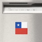Chileense vlag magneet (Insitu (Vaatwasser))