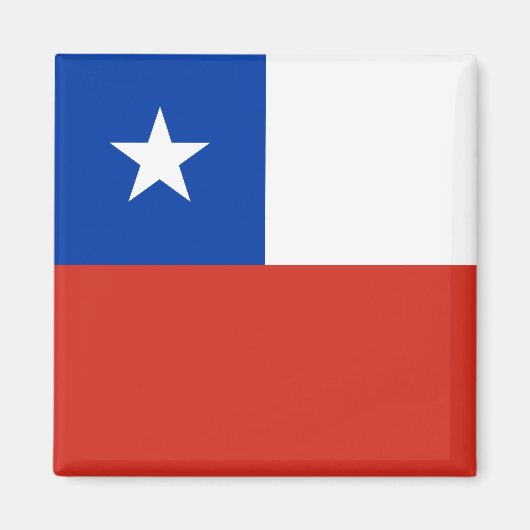 Chileense vlag magneet (Voorkant)
