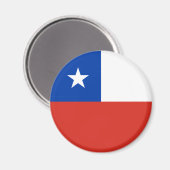 Chileense vlag magneet (Voorkant / Achterkant)