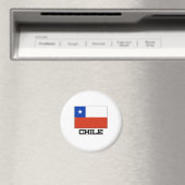 Chileense vlag magneet (Insitu (Vaatwasser))