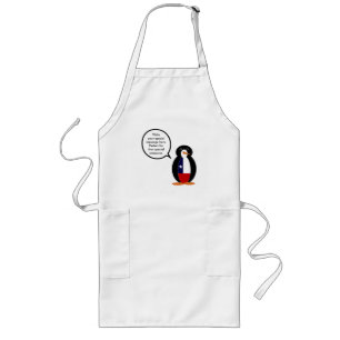 Chileense vlag met de heer Penguin Lang Schort