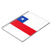 Chileense vlag notitieboek (Linkerzijde)