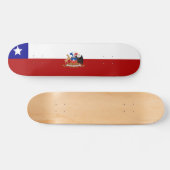 Chileense vlag persoonlijk skateboard (Horizontaal)