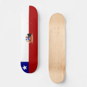 Chileense vlag persoonlijk skateboard (Voorkant)
