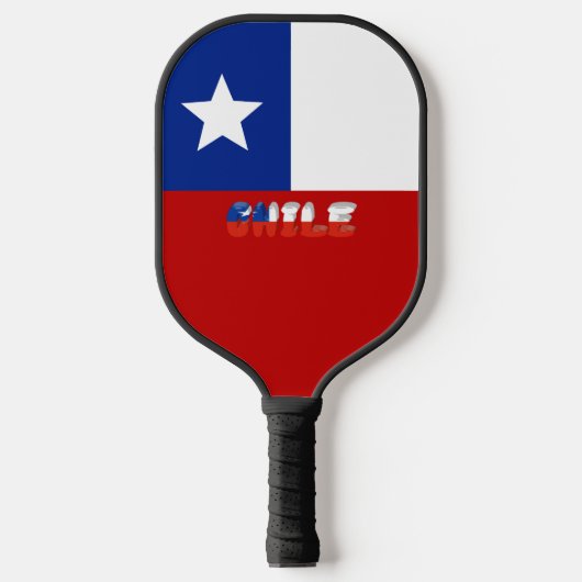 Chileense vlag pickleball paddle (Voorkant)