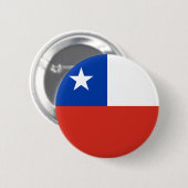 Chileense vlag ronde button 5,7 cm (Voorkant /achterkant)