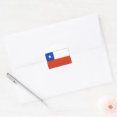 Chileense vlag ronde sticker (Envelop)