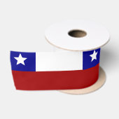 Chileense vlag satijnen lint (Spoel)