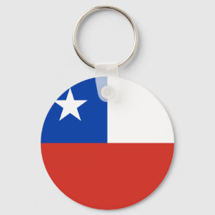 Chileense vlag sleutelhanger