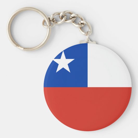 Chileense vlag sleutelhanger (Voorkant)