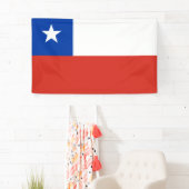 Chileense vlag spandoek (Insitu)