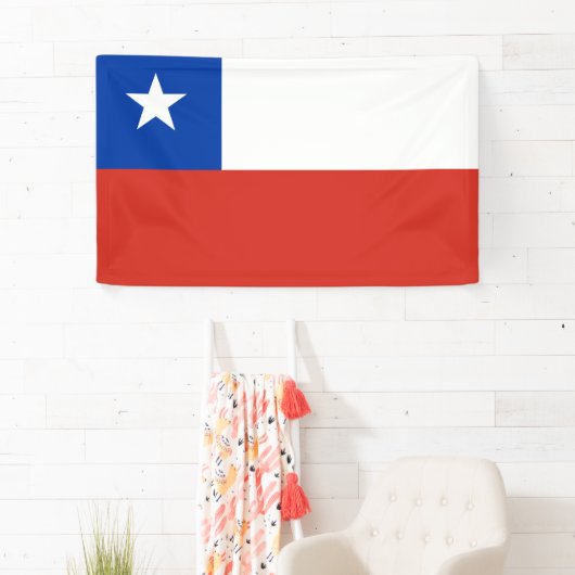Chileense vlag spandoek (Insitu)