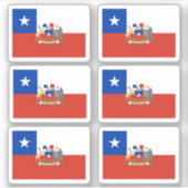 Chileense vlag sticker (Voorkant)