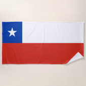 Chileense vlag strandlaken (Voorkant)