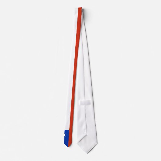 Chileense vlag stropdas (Achterkant)