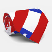 Chileense vlag stropdas (Opgerold)
