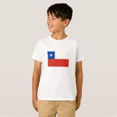 Chileense vlag t-shirt (Voorkant volledig)