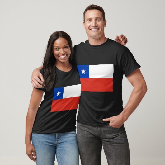 Chileense vlag t-shirt (Unisex)