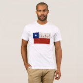 Chileense vlag t-shirt (Voorkant volledig)