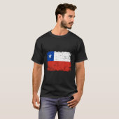 Chileense vlag t-shirt (Voorkant volledig)
