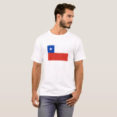 Chileense vlag t-shirt (Voorkant volledig)