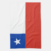 Chileense vlag theedoek (Verticaal)