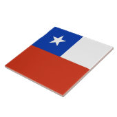 Chileense vlag Tile Tegeltje (Zijkant)