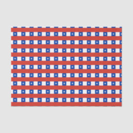 Chileense vlag tissuepapier