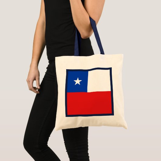 Chileense vlag tote bag (Voorkant (product))