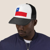 Chileense vlag trucker pet (In situ)