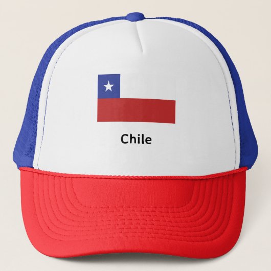 Chileense vlag trucker pet (Voorkant)