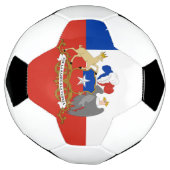 Chileense vlag voetbal (Gedraaid)