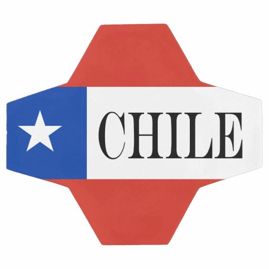 Chileense vlag voetbal (Enkel)