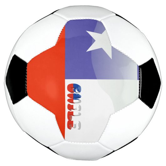Chileense vlag voetbal (Gedraaid)