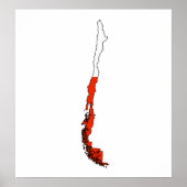 Chileense vlag - volledige grootte poster (Voorkant)