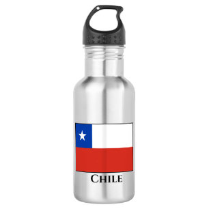 Chileense vlag waterfles
