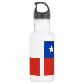 Chileense vlag waterfles (Achterkant)